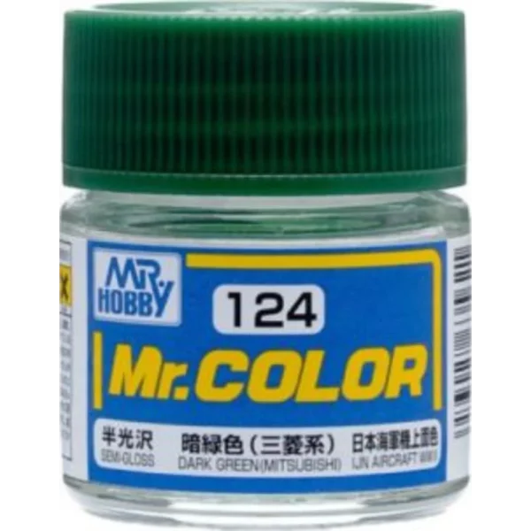 3028635621 Mr Hobby – Mr. Color (10 ml) Dark Green (Mitsubishi) – C-124 - Mr Hobby - Ludik Vault