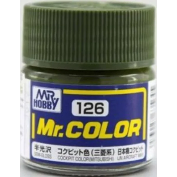 3028635645 Mr Hobby – Mr. Color (10 ml) Cockpit Color (Mitsubishi) – C-126 - Mr Hobby - Ludik Vault