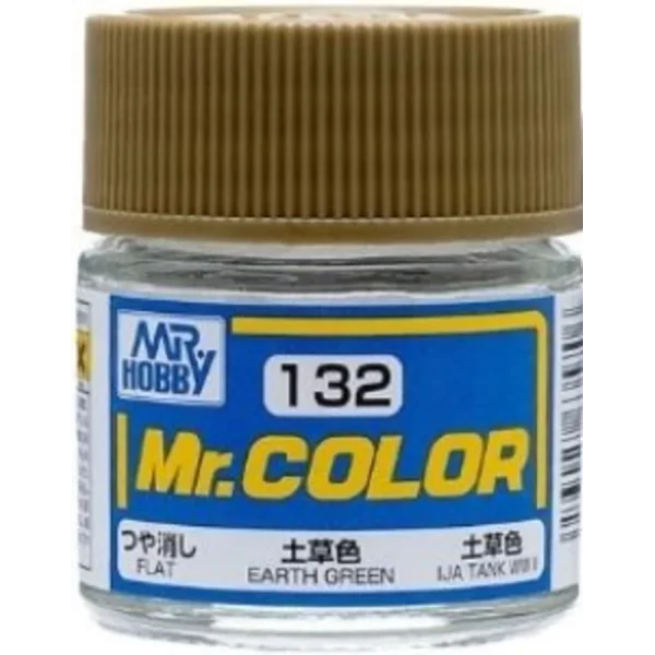 3028635706 Mr Hobby – Mr. Color (10 ml) Earth Green – C-132 - Mr Hobby - Ludik Vault