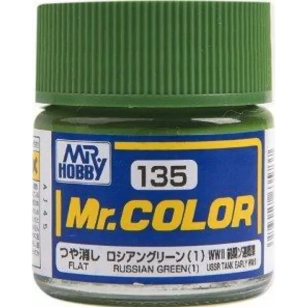 3028635737 Mr Hobby – Mr. Color (10 ml) Russian Green (1) – C-135 - Mr Hobby - Ludik Vault
