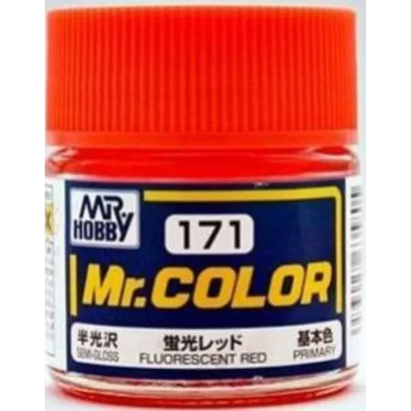 3028635805 Mr Hobby – Mr. Color (10 ml) Fluorescent Red – C-171 - Mr Hobby - Ludik Vault
