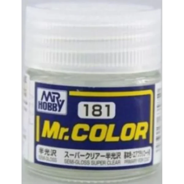 3028635850 Mr Hobby – Mr. Color (10 ml) Semi-Gloss Super Clear – C-181 - Mr Hobby - Ludik Vault