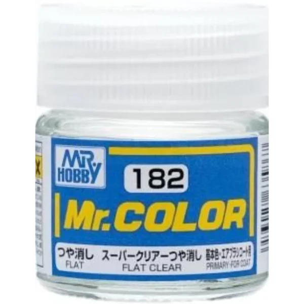 Mr Hobby – Mr. Color (10 ml) Flat Clear – C-182 - Mr Hobby - Ludik Vault