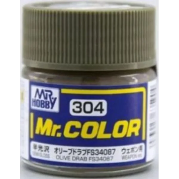 3028635904 Mr Hobby – Mr. Color (10 ml) Olive Drab FS34087 – C-304 - Mr Hobby - Ludik Vault