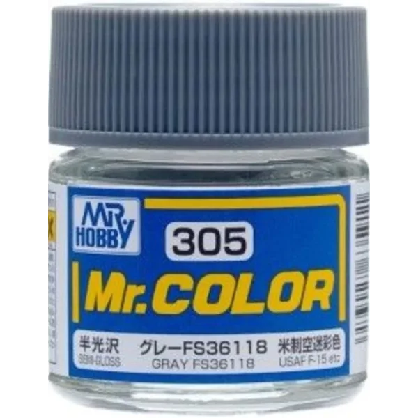 3028635911 Mr Hobby – Mr. Color (10 ml) Gray FS36118 – C-305 - Mr Hobby - Ludik Vault