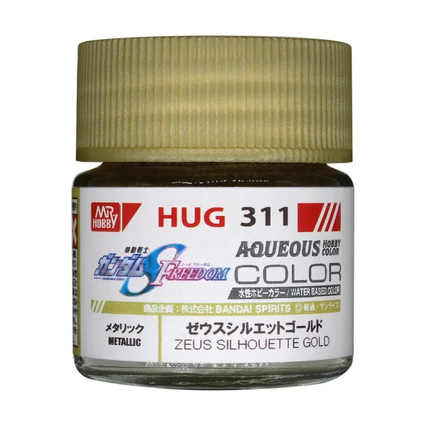 3028732696 Mr Hobby – AQUEOUS GUNDAM COLOR (10ml) ZEUS SILHOUETTE GOLD – HUG-311 - Mr Hobby - Ludik Vault