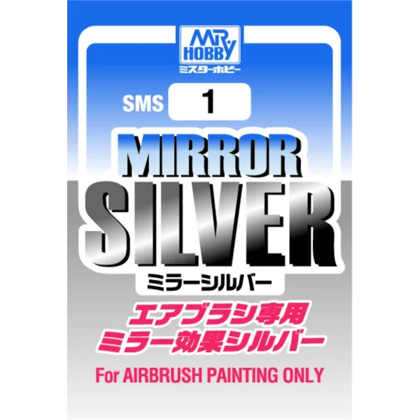 3028732719-1 Mr Hobby - Mirror Silver (18 ml) - SMS-01