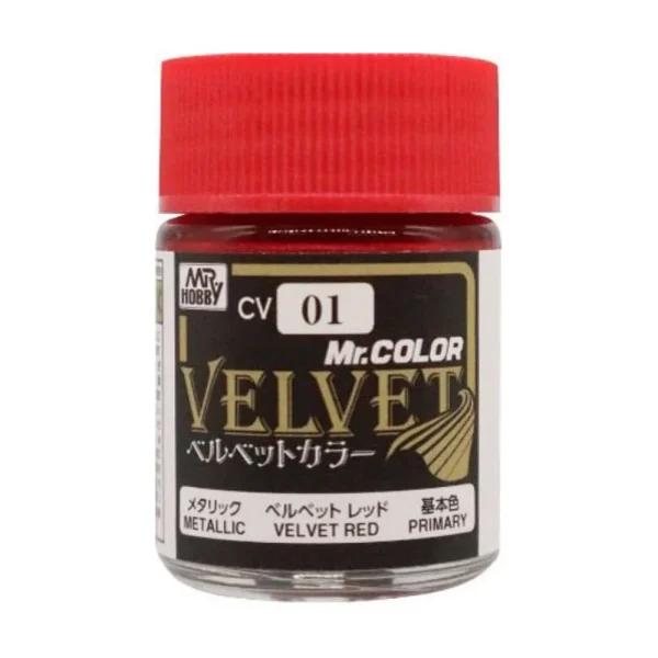 3028732849 Mr Hobby – Mr. Color Velvet (18 ml) Red – CV-01 - Mr Hobby - Ludik Vault