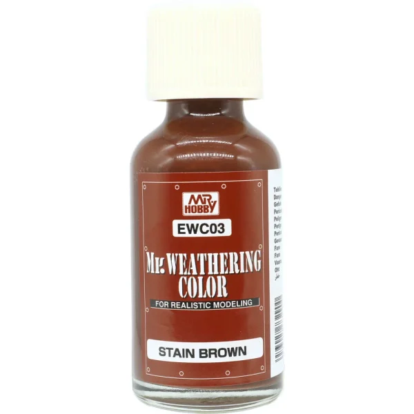 Mr Hobby – Weathering Color Stain Brown (40ml) – EWC-03 - Mr Hobby - Ludik Vault