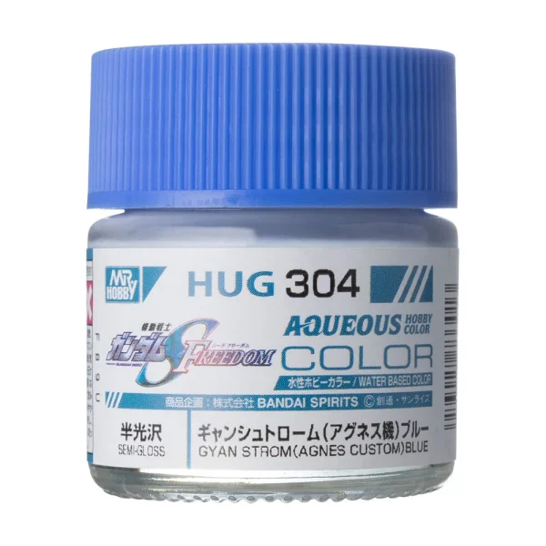 3028733013 Mr Hobby – AQUEOUS GUNDAM COLOR (10ml) GYAN STROM AGNES CUSTOM BLUE – HUG-304 - Mr Hobby - Ludik Vault