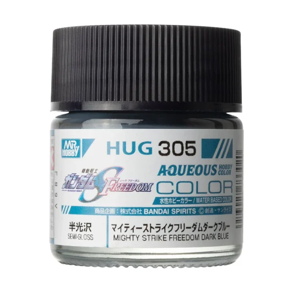 3028733020 Mr Hobby – AQUEOUS GUNDAM COLOR (10ml) MIGHTY STRIKE FREEDOM DARK BLUE – HUG-305 - Mr Hobby - Ludik Vault