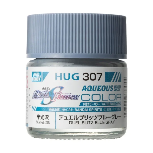 3028733044 Mr Hobby – AQUEOUS GUNDAM COLOR (10ml) DUEL BLITZ BLUE GRAY – HUG-307 - Mr Hobby - Ludik Vault
