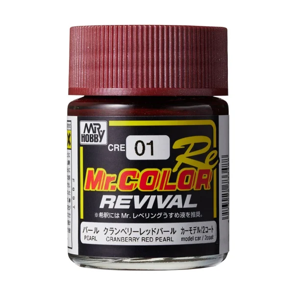 3028733488 Mr Hobby – Mr. Color (10 ml) CRANBERRY RED PEARL – CRE-01 - Mr Hobby - Ludik Vault