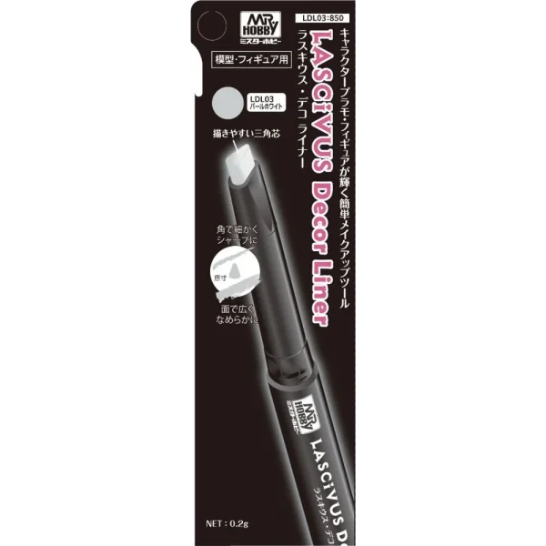 3028733600 Mr Hobby – LASCIVUS DECOR LINER White Pearl – LDL-03 - Mr Hobby - Ludik Vault