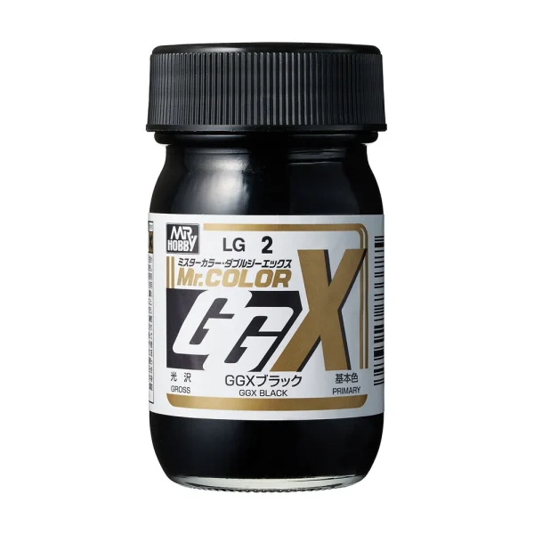 3028733785 Mr Hobby – Mr. Color GGX (60ml) Black – LG-002 - Mr Hobby - Ludik Vault
