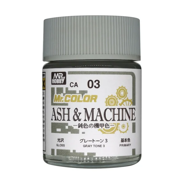 3028733853 Mr Hobby – Mr. Color (18 ml) Ash & Machine Gray Tone 3 – CA-03 - Mr Hobby - Ludik Vault