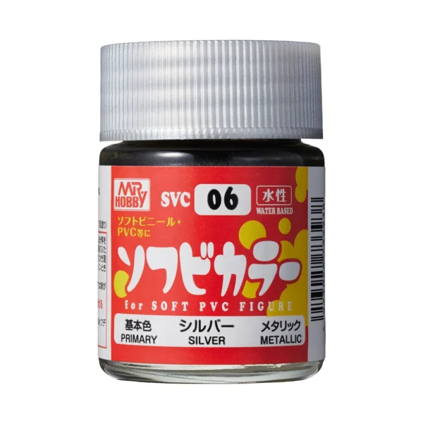 Mr Hobby – Water-Based SOFUBI Color (18 ml) White – SVC-06 - Mr Hobby - Ludik Vault