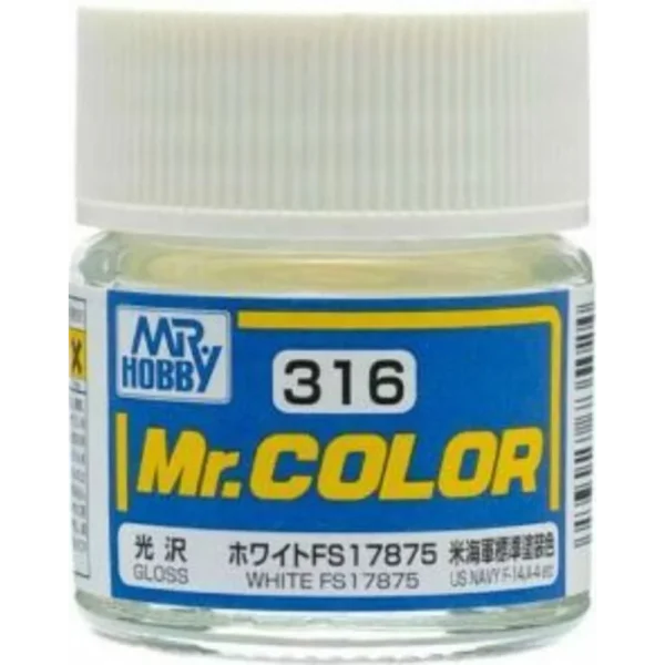 Mr Hobby – Mr. Color (10 ml) White FS17875 – C-316 - Mr Hobby - Ludik Vault