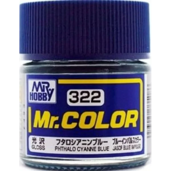 3028735086 Mr Hobby – Mr. Color (10 ml) Phthalo Cyanne Blue – C-322 - Mr Hobby - Ludik Vault