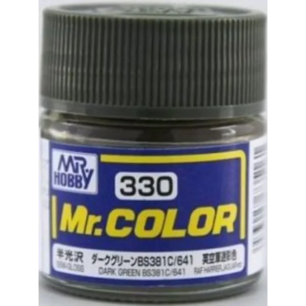 3028735161 Mr Hobby – Mr. Color (10 ml) Dark Green BS381C/641 – C-330 - Mr Hobby - Ludik Vault
