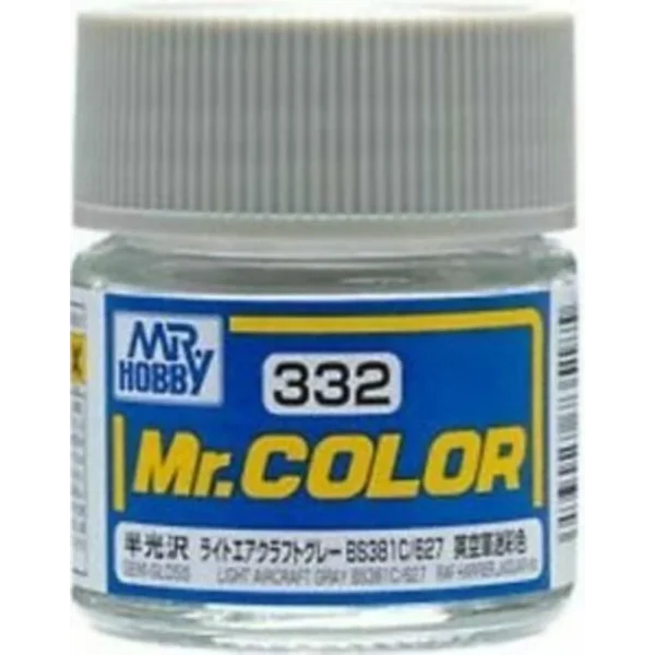 3028735185 Mr Hobby – Mr. Color (10 ml) Light Aircraft Gray BS381C 627 – C-332 - Mr Hobby - Ludik Vault