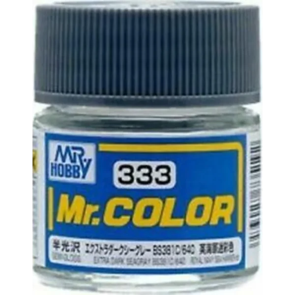 3028735192 Mr Hobby – Mr. Color (10 ml) Extra DarK Seagray BS381C 640 – C-333 - Mr Hobby - Ludik Vault