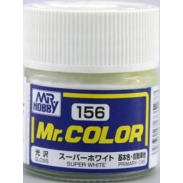 Mr Hobby – Mr. Color (10 ml) Super White IV – C-156 - Mr Hobby - Ludik Vault