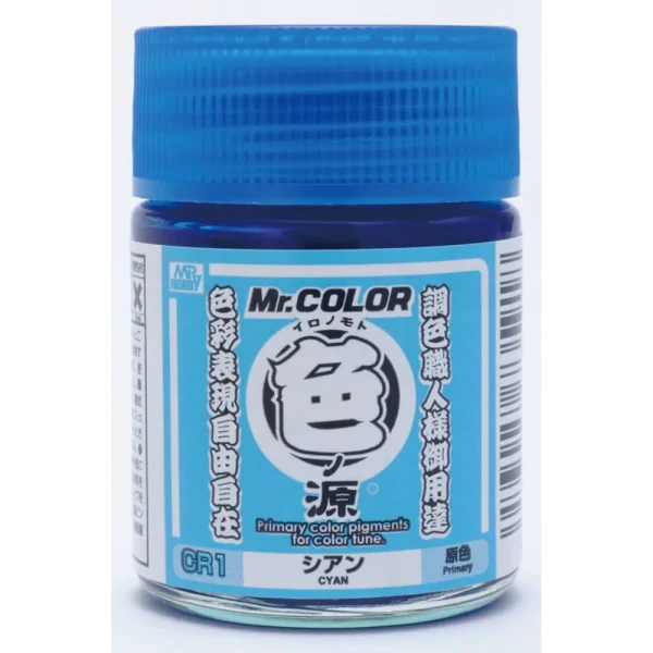 Mr Hobby – Primary Color Pigments (10 ml) Cyan – CR-1 - Mr Hobby - Ludik Vault