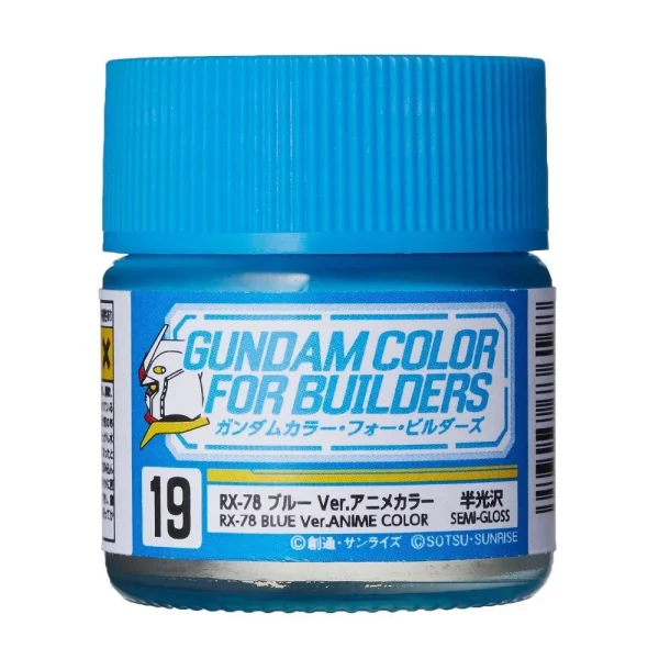 3028736168 Mr Hobby – Gundam Color For Builders (10ml) RX-78 BLUE Ver. – UG-19 - Mr Hobby - Ludik Vault