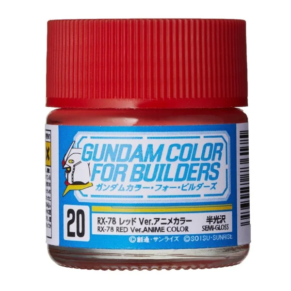 3028736175 Mr Hobby – Gundam Color For Builders (10ml) RX-78 RED Ver. – UG-20 - Mr Hobby - Ludik Vault