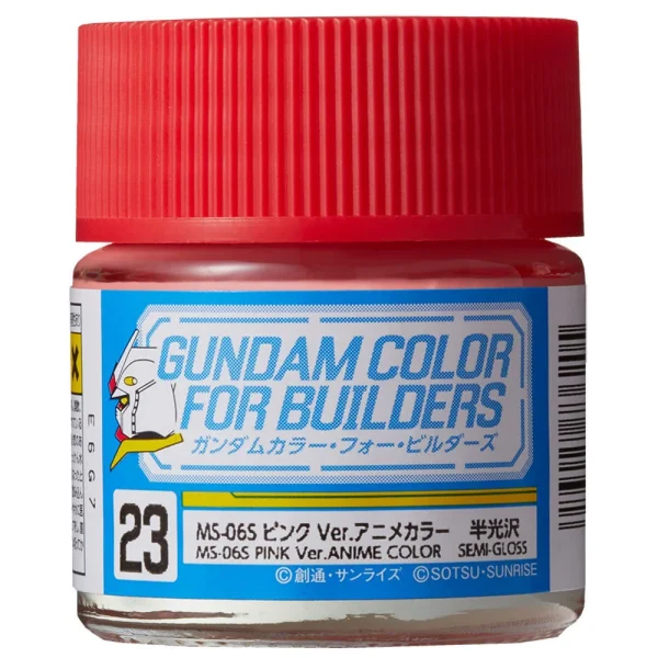 3028736205 Mr Hobby – Gundam Color For Builders (10ml) MS-06S PINK Ver. – UG-23 - Mr Hobby - Ludik Vault