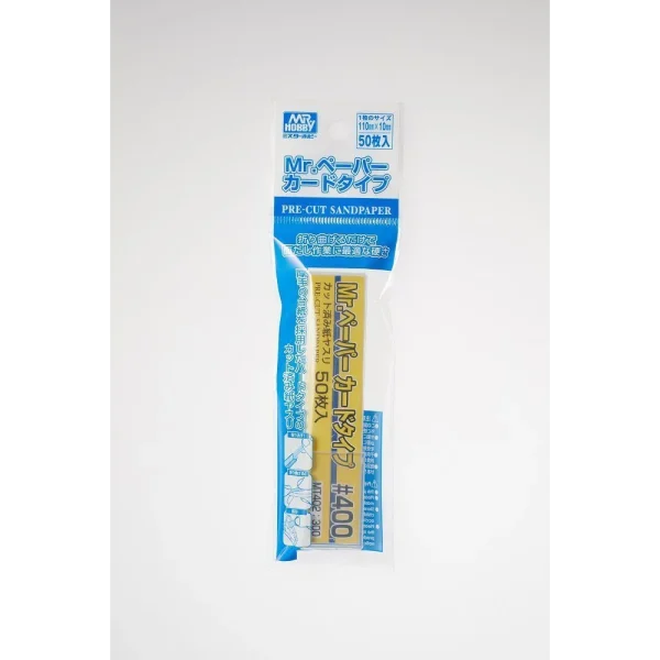 3028736496 Mr Hobby – Mr. Paper Card Type Sand Paper #400 (50 pcs) – MT-402 - Mr Hobby - Ludik Vault