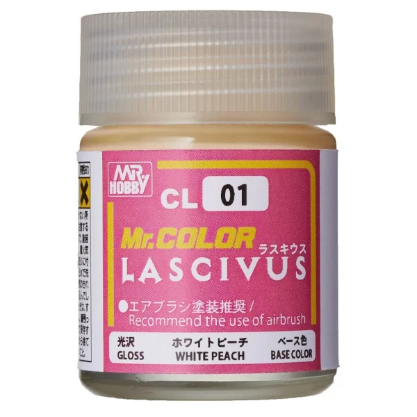3028736885 Mr Hobby – Mr. Color Lascivus (18 ml) White Peach – CL-01 - Mr Hobby - Ludik Vault