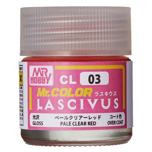 3028736908 Mr Hobby – Mr. Color Lascivus (10 ml) Pale Clear Red – CL-03 - Mr Hobby - Ludik Vault