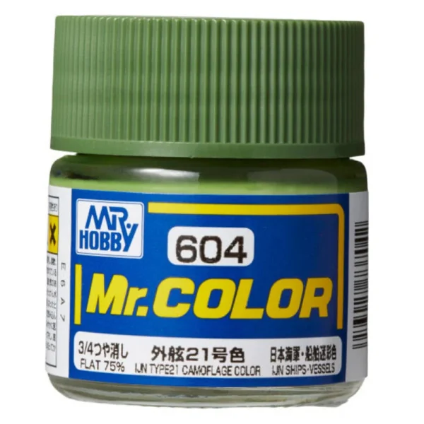 Mr Hobby – Mr. Color (10 ml) IJN Type21 Camouflage Color – C-604 - Mr Hobby - Ludik Vault