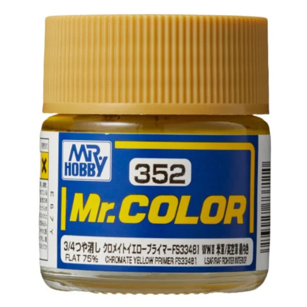 3028737110 Mr Hobby – Mr. Color (10 ml) Chromate Yellow Primer FS33481 – C-352 - Mr Hobby - Ludik Vault