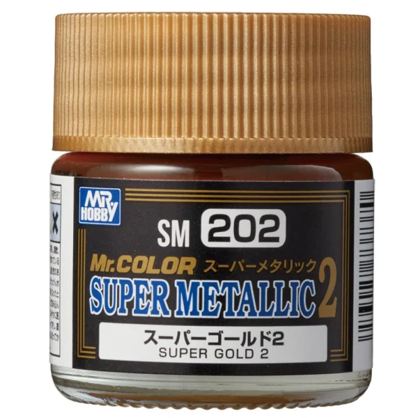 3028737370 Mr Hobby – Mr. Color Super Metallic Colors II (10 ml) Super Gold II – SM-202 - Mr Hobby - Ludik Vault