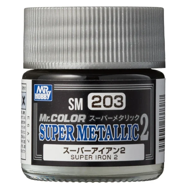 Mr Hobby – Mr. Color Super Metallic Colors II (10 ml) Super Iron II – SM-203 - Mr Hobby - Ludik Vault