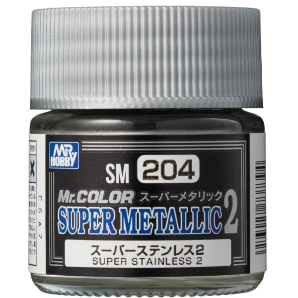 3028737394 Mr Hobby – Mr. Color Super Metallic Colors II (10 ml) Super Stainless II – SM-204 - Mr Hobby - Ludik Vault
