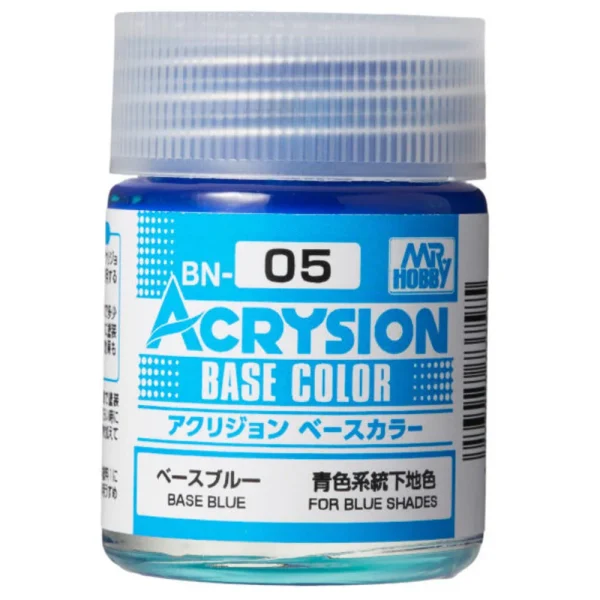 3028737585 Mr Hobby – Acrysion Base Color (18 ml) Base Blue – BN-05 - Mr Hobby - Ludik Vault