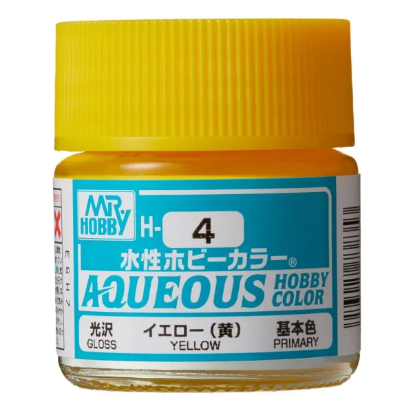 3028738353 Mr Hobby – Aqueous Hobby Colors (10 ml) Yellow – H-004 - Mr Hobby - Ludik Vault