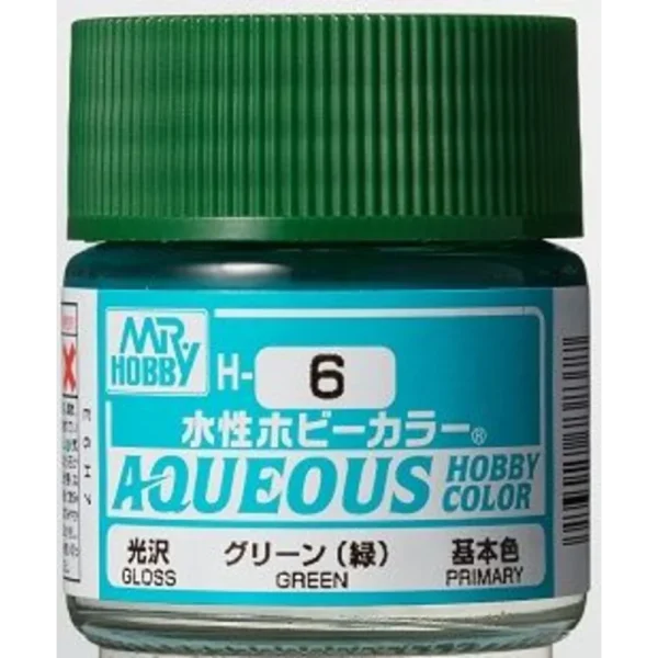 3028738377 Mr Hobby – Aqueous Hobby Colors (10 ml) Green – H-006 - Mr Hobby - Ludik Vault