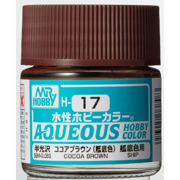 3028738483 Mr Hobby – Aqueous Hobby Colors (10 ml) Cocoa Brown – H-017 - Mr Hobby - Ludik Vault
