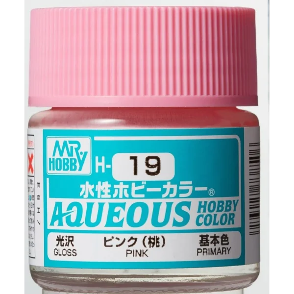 3028738506 Mr Hobby – Aqueous Hobby Colors (10 ml) Pink – H-019 - Mr Hobby - Ludik Vault