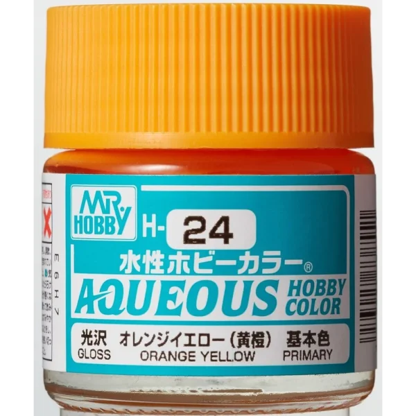 3028738551 Mr Hobby – Aqueous Hobby Colors (10 ml) Orange Yellow – H-024 - Mr Hobby - Ludik Vault