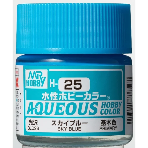 3028738568 Mr Hobby – Aqueous Hobby Colors (10 ml) Sky Blue – H-025 - Mr Hobby - Ludik Vault
