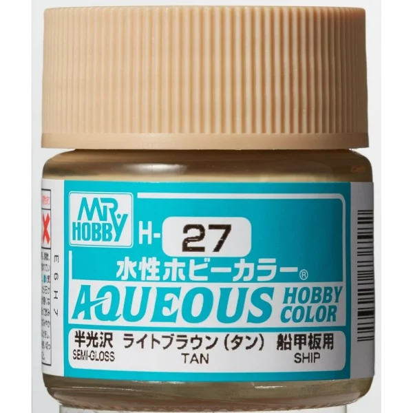 3028738582 Mr Hobby – Aqueous Hobby Colors (10 ml) Tan – H-027 - Mr Hobby - Ludik Vault