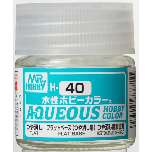Mr Hobby – Aqueous Hobby Colors (10 ml) Flat Base – H-040 - Mr Hobby - Ludik Vault