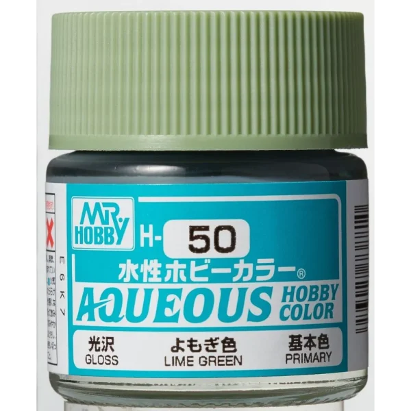 3028738810 Mr Hobby – Aqueous Hobby Colors (10 ml) Lime Green – H-050 - Mr Hobby - Ludik Vault