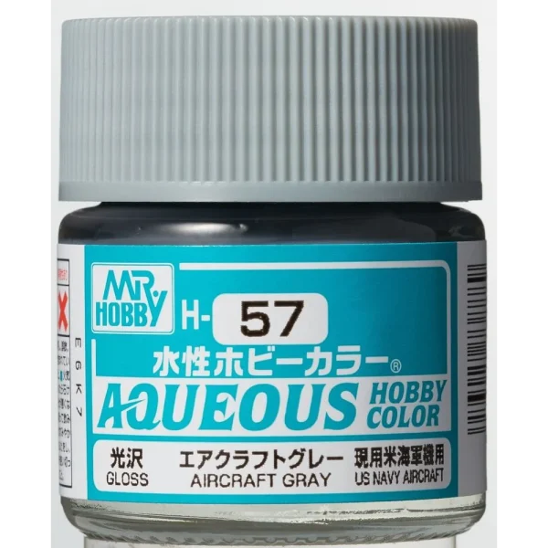 3028738889 Mr Hobby – Aqueous Hobby Colors (10 ml) Aircraft Gray – H-057 - Mr Hobby - Ludik Vault